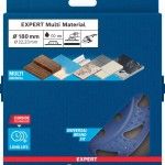 Disco  em carboneto EXPERT Multi Material grosseira, plana, 180mm, 22,23mm ref 2608901747 BOSCH