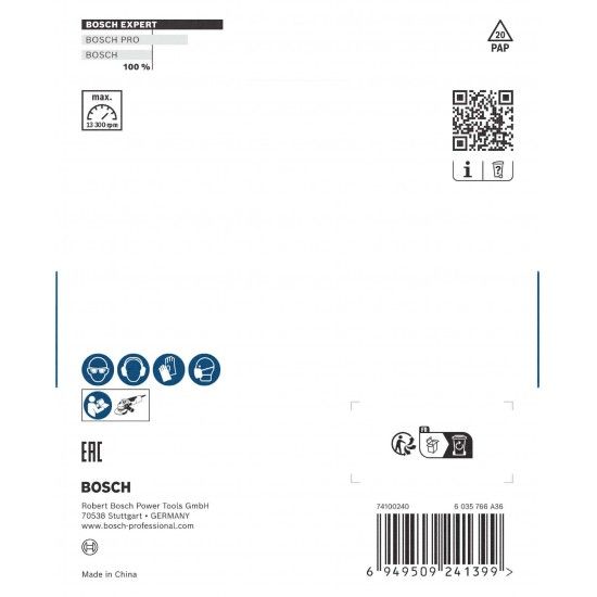 Disco  em carboneto EXPERT Multi Material fina, inclinada, X-LOCK, 115mm, 22,23mm ref� 2608901689 BO