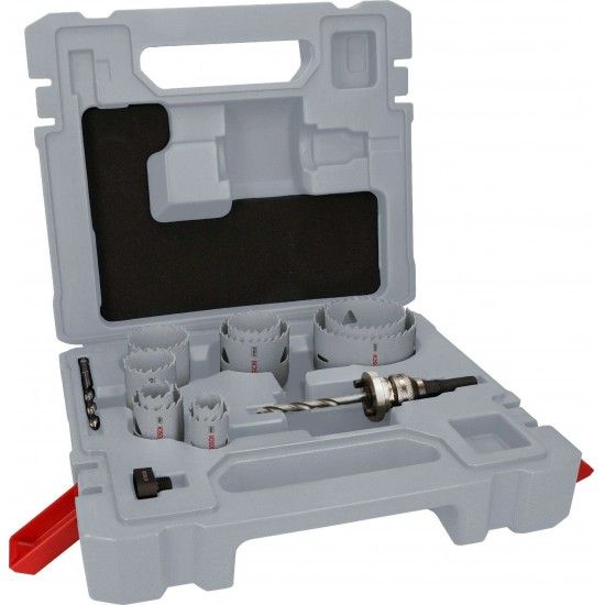 Conjunto de serras craneanas PRO Multi Material com eixo Q-Lock, 10 pe�as ref� 2608901550 BOSCH
