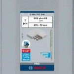 Conjunto de Broca PRO SDS plus-5X, 5/6/8/6/8/10/12 mm, 7 unid. ref 2608707246 BOSCH
