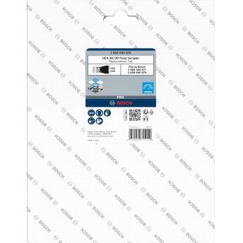 Conjunto de substituio de raspador de pavimento PRO HEX 28/30 ref 2608690678 BOSCH