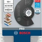 Lâmina de segmento PRO ACZ 85 EIB, 85 mm, 10 unid. refª 2608669087 BOSCH Lâmina de segmento PRO ACZ 85 EIB, 85 mm, 10 unid. refª 2608669087 BOSCH