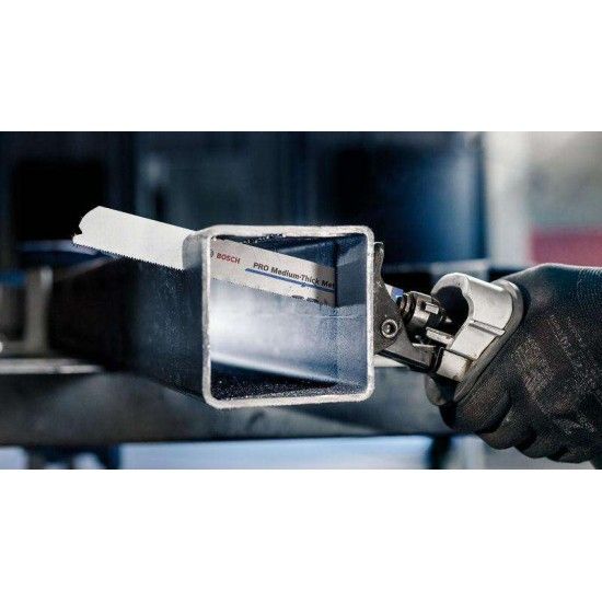 Lâmina serra sabre PRO Medium-Thick Metal precise S1137BEF, 1,1 x 25 x 225 mm, 25 peças refª 260865 Lâmina serra sabre PRO Medium-Thick Metal precise S1137BEF, 1,1 x 25 x 225 mm, 25 peças refª 260865