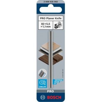 Lmina de plaina PRO, 82 x 5,5 x 1,1mm ref 2608635902 BOSCH