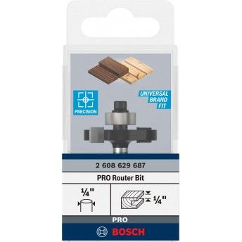 Fresa de ranhuras para tupia PRO, C 1/4?, encabadouro de 1/4? ref 2608629687 BOSCH