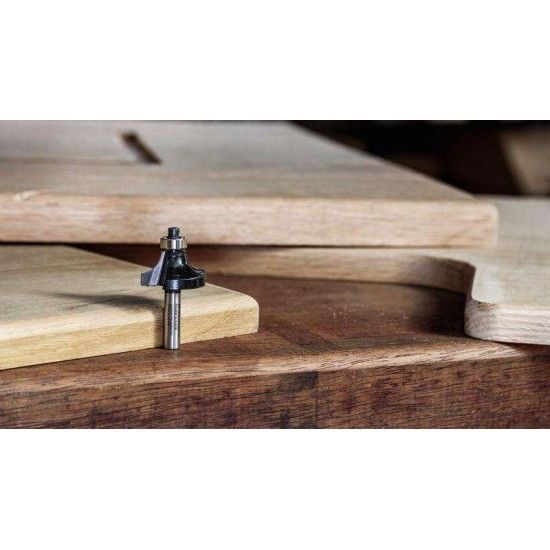 Fresa de arredondar para tupia PRO, R 1,6, encabadouro de 8mm refª 2608629681 BOSCH Fresa de arredondar para tupia PRO, R 1,6, encabadouro de 8mm refª 2608629681 BOSCH