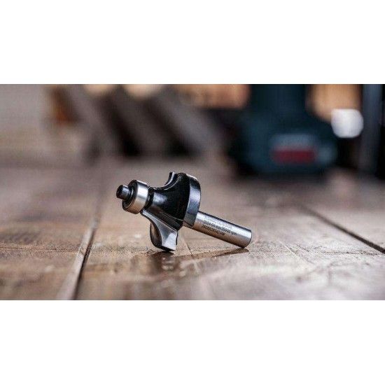 Fresa de arredondar para tupia PRO, R 1,6, encabadouro de 8mm refª 2608629681 BOSCH Fresa de arredondar para tupia PRO, R 1,6, encabadouro de 8mm refª 2608629681 BOSCH