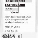Fresa direita para tupia PRO, dois canais,  16 x C 30, encabadouro de 8mm ref 2608629679 BOSCH