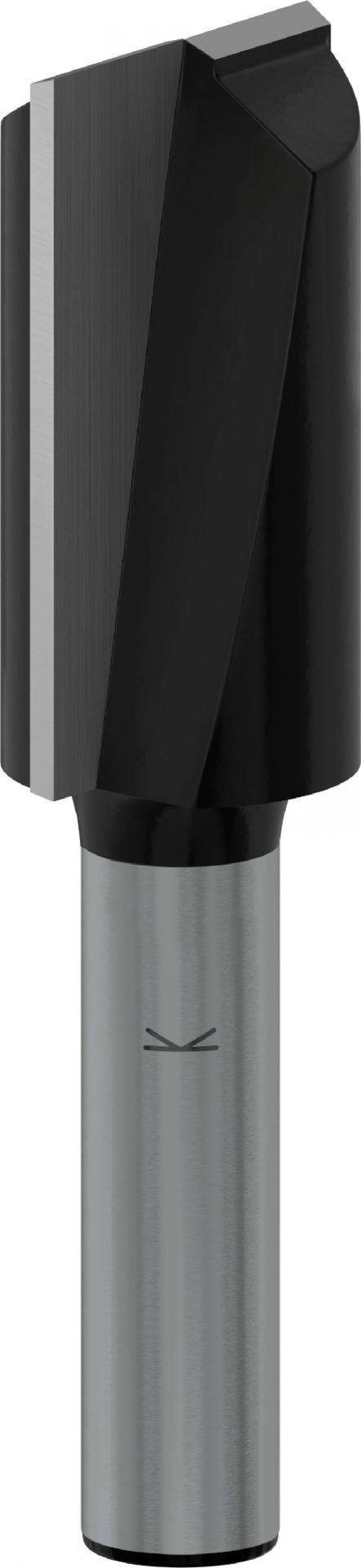 Fresa direita para tupia PRO, dois canais, Ø 16 x C 30, encabadouro de 8mm refª 2608629679 BOSCH