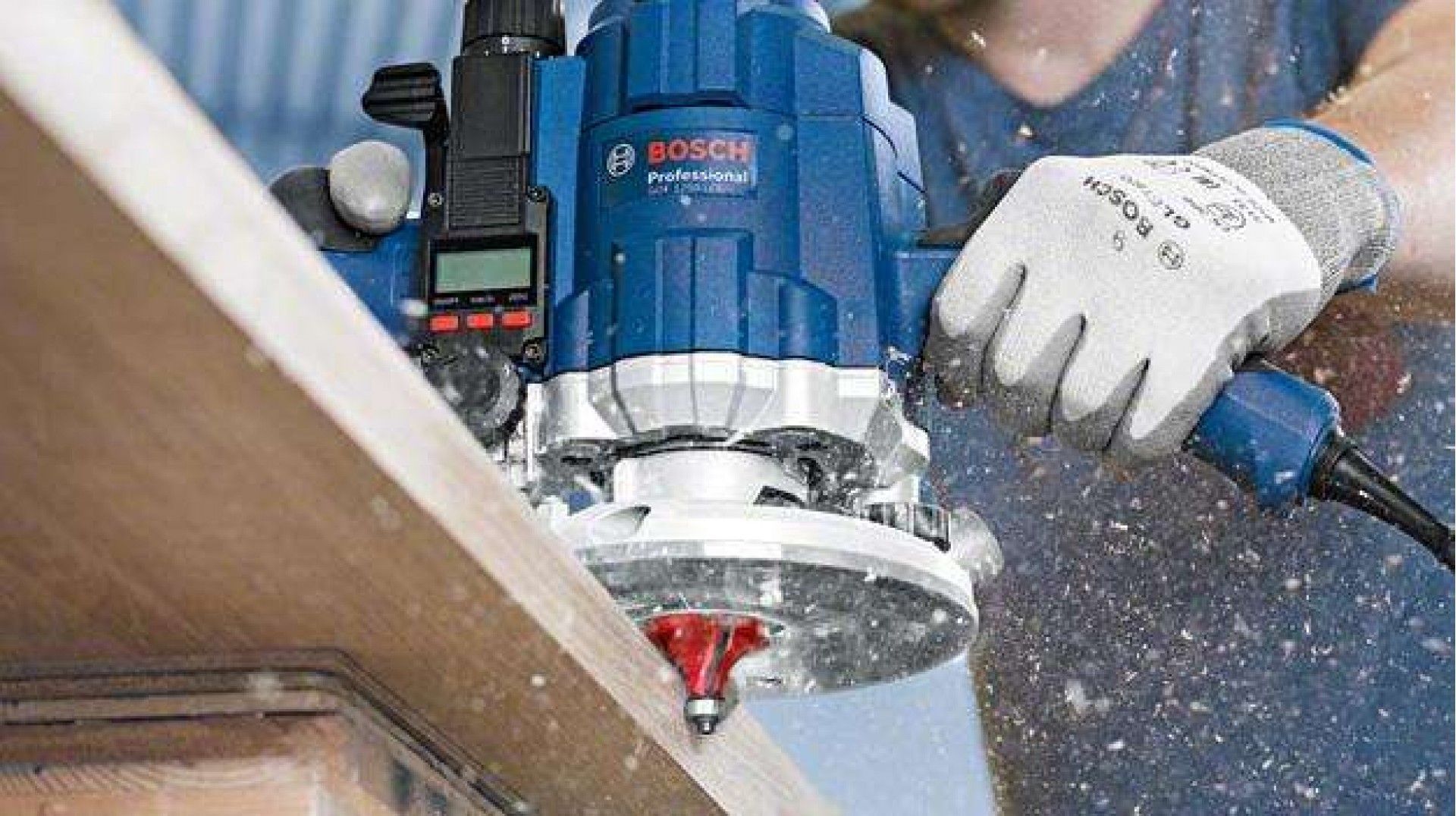 Fresa de alinhar com rolamento superior para tupia PRO, Ø 12,7 x C 9,5, encabadouro de 8mm refª 2608