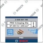 Matriz de engaste PRO, SF240 CU, 240 mm², cobre refª 2608001195 BOSCH Matriz de engaste PRO, SF240 CU, 240 mm², cobre refª 2608001195 BOSCH