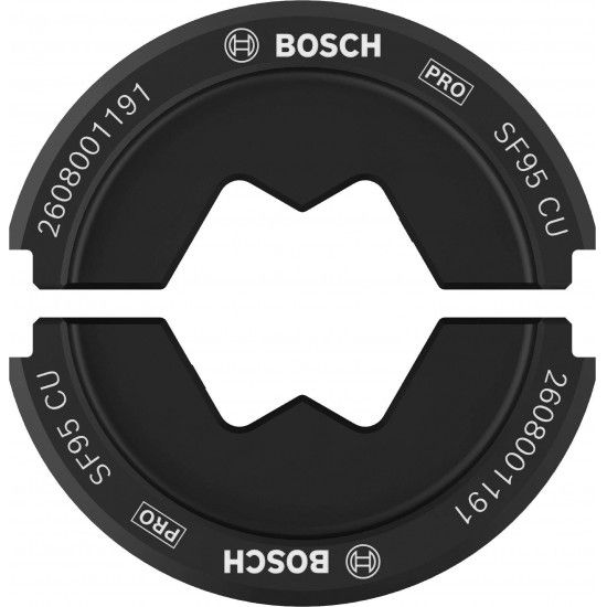 Matriz de engaste PRO, SF95 CU, 95 mm², cobre refª 2608001191 BOSCH Matriz de engaste PRO, SF95 CU, 95 mm², cobre refª 2608001191 BOSCH