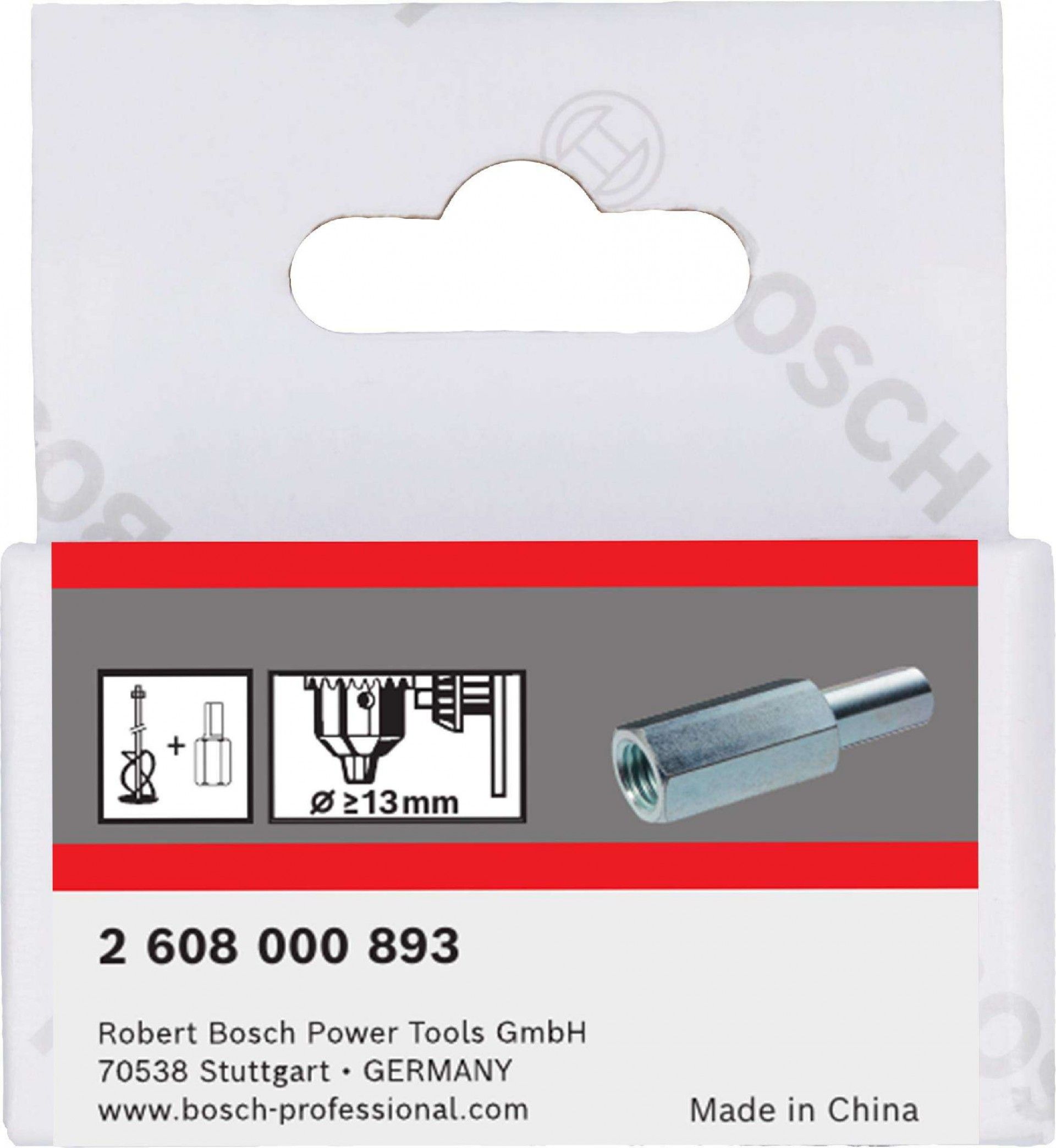 Adaptador de misturador refª 2608000893 BOSCH