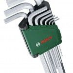 Kit chaves sextavadas 9pç refª 1600A032V1 BOSCH Kit chaves sextavadas 9pç refª 1600A032V1 BOSCH