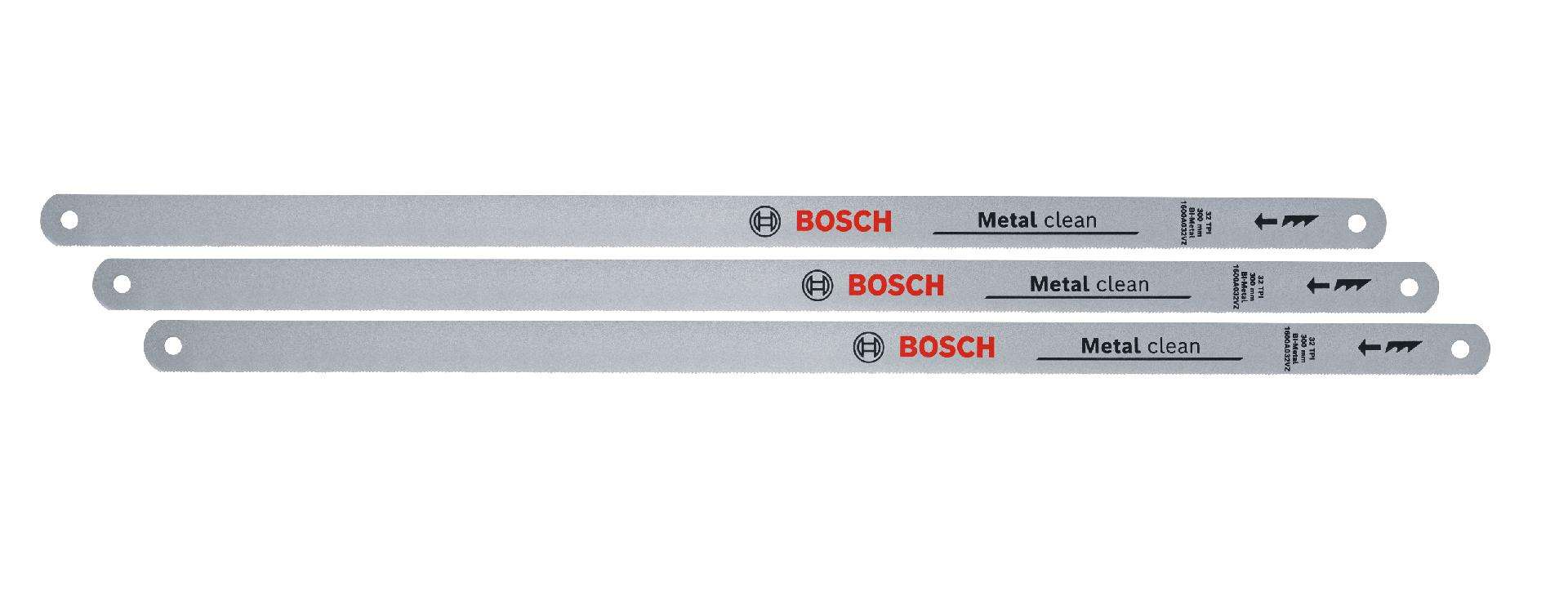 Lâminas de serra de arco 32TPI de 300 mm, 3 peças refª 1600A032UN BOSCH