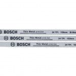Lminas de serra de arco 24TPI de 150 mm, 3 peas ref 1600A032UL BOSCH
