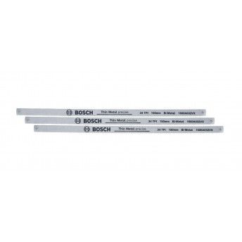 Lminas de serra de arco 24TPI de 150 mm, 3 peas ref 1600A032UL BOSCH