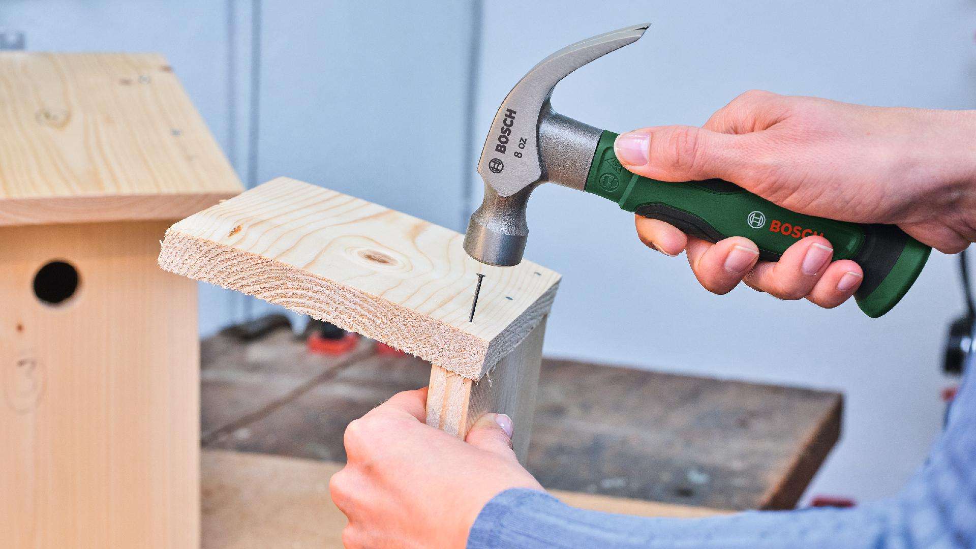 Martelo de garra de ponta curta de 8 oz refª 1600A02ZA3 BOSCH