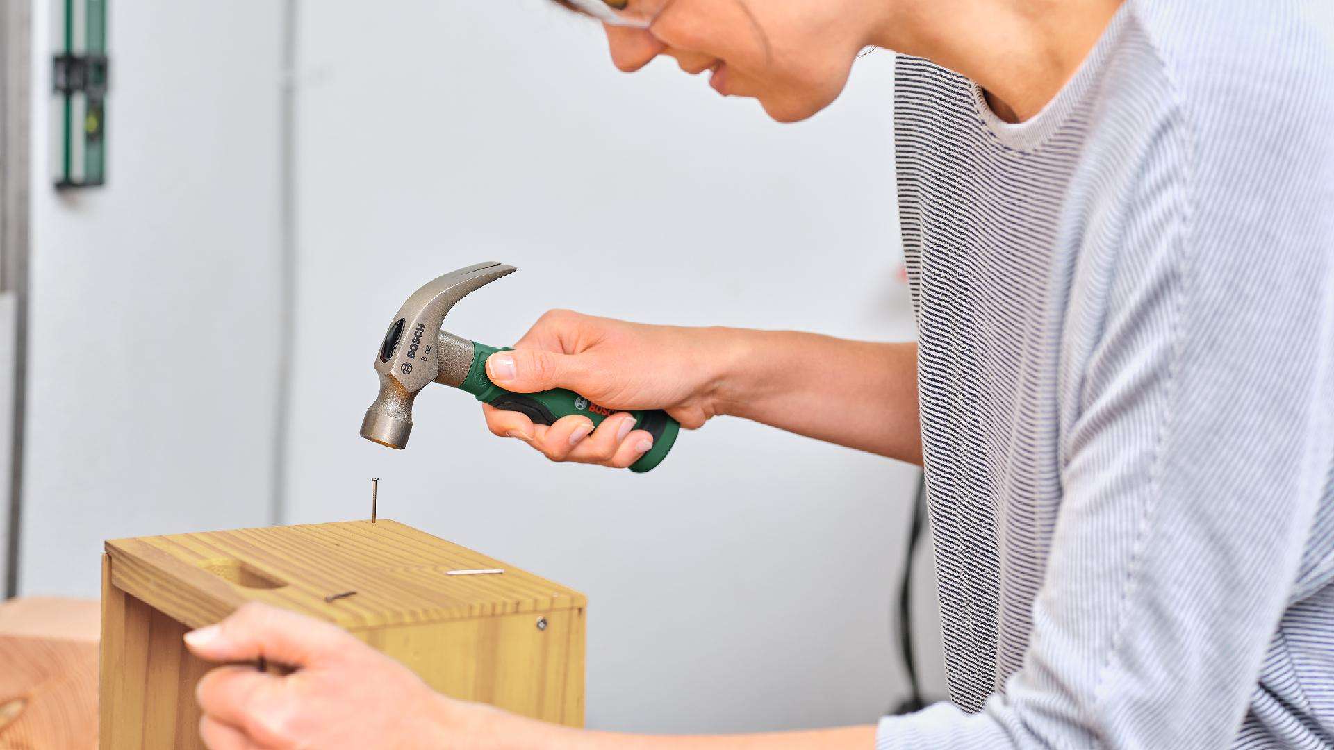 Martelo de garra de ponta curta de 8 oz refª 1600A02ZA3 BOSCH