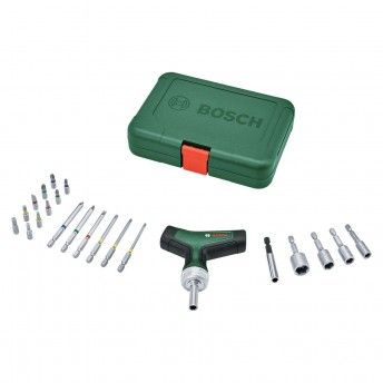 Punho em T com roquete c/bits ref 1600A02Z9T BOSCH