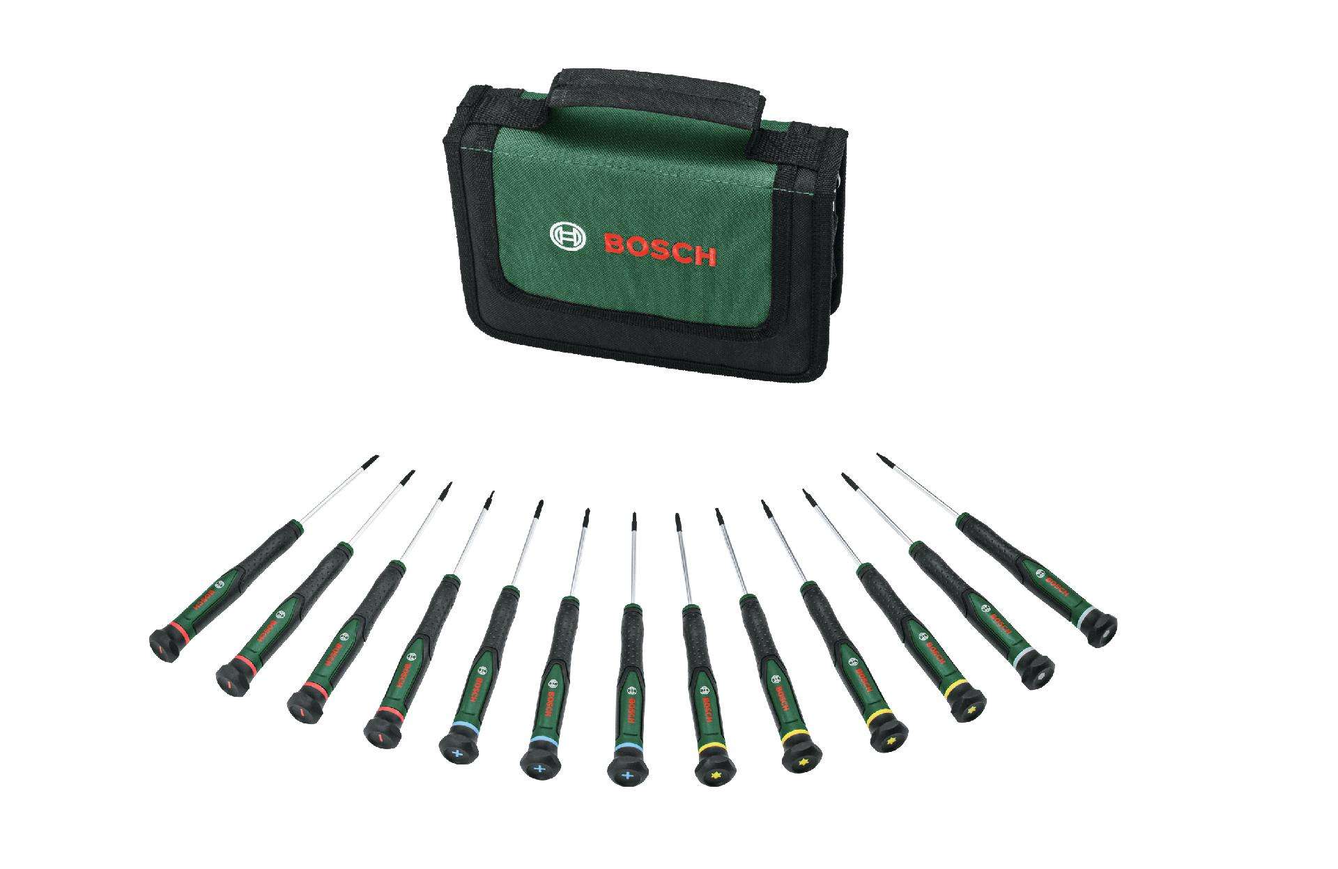Kit Chaves de precisão 12pç refª 1600A02Z9N BOSCH