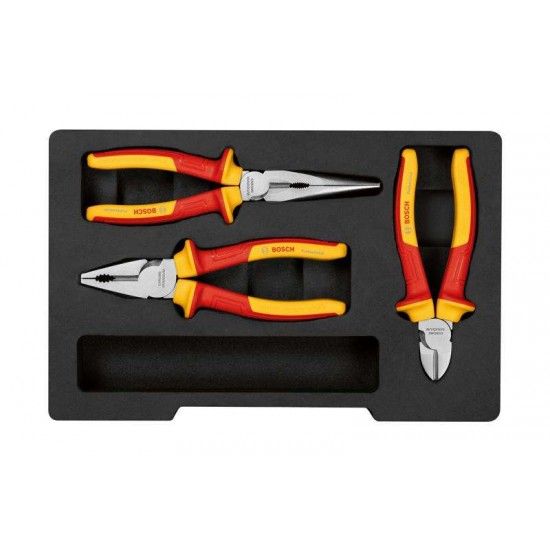 Kit alicates VDE 3pç Professional refª 1600A02NG0 BOSCH Kit alicates VDE 3pç Professional refª 1600A02NG0 BOSCH