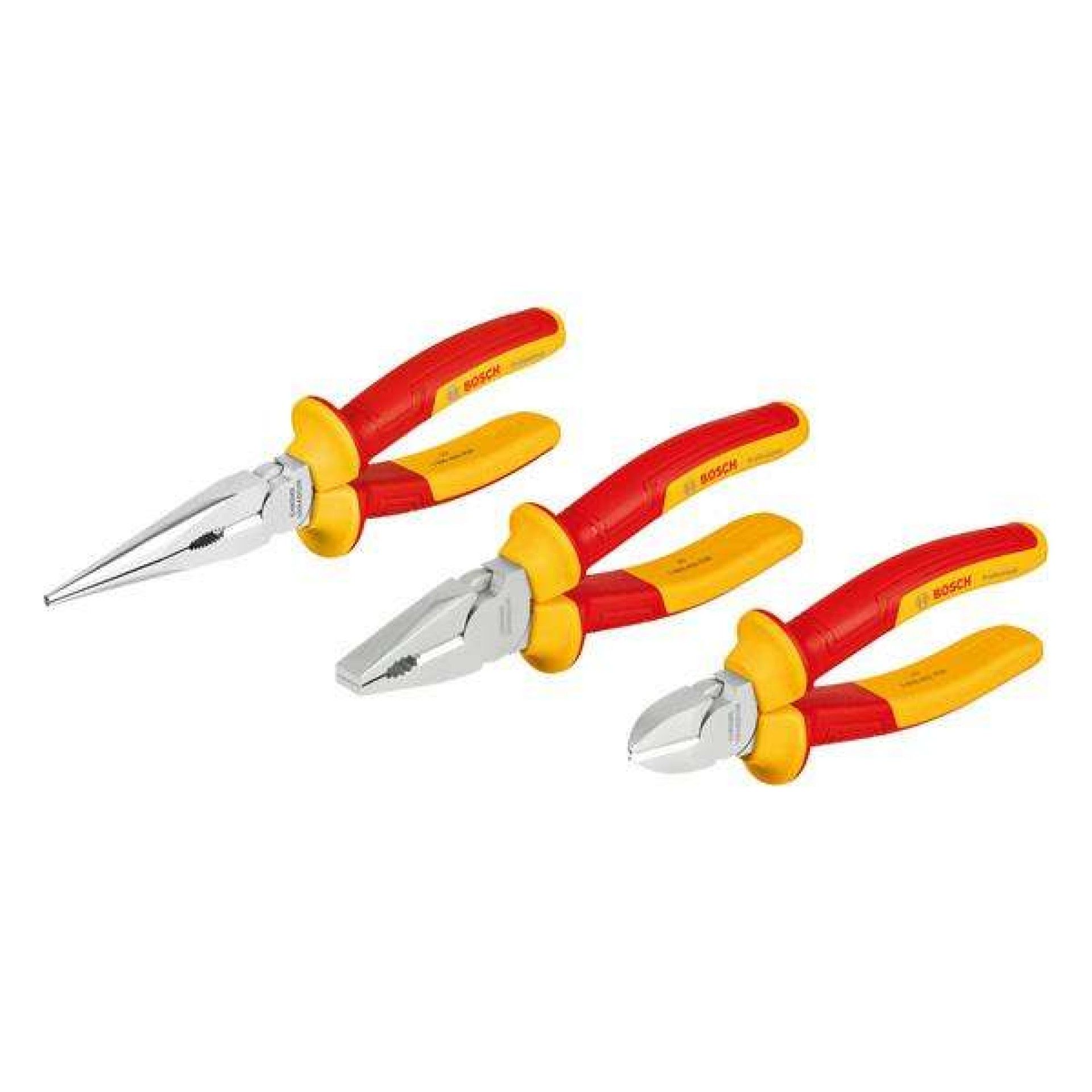 Kit alicates VDE 3pç Professional refª 1600A02NG0 BOSCH