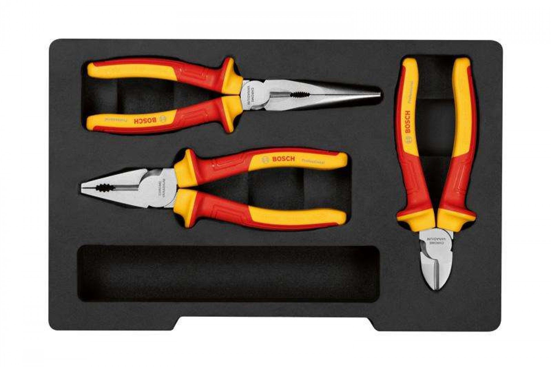 Kit alicates VDE 3pç Professional refª 1600A02NG0 BOSCH