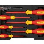 Kit chaves punho VDE + busca-polos 7pç Professional refª 1600A02NF8 BOSCH Kit chaves punho VDE + busca-polos 7pç Professional refª 1600A02NF8 BOSCH