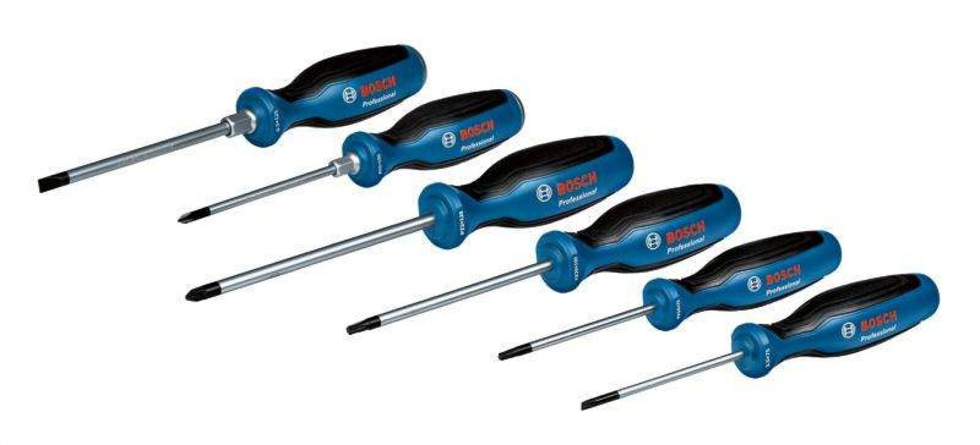 Conjunto de 6 chaves SL/PH/PZ/TX Professional refª 1600A02CV3 BOSCH