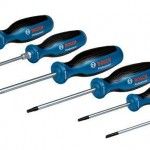 Conjunto de 6 chaves SL/PH/PZ/TX Professional ref� 1600A02CV3 BOSCH