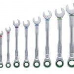 Kit chaves combinadas c/roquete 8p ref 1600A027PS BOSCH