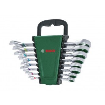 Kit chaves combinadas c/roquete 8p ref 1600A027PS BOSCH