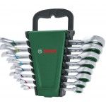 Kit chaves combinadas c/roquete 8p ref 1600A027PS BOSCH