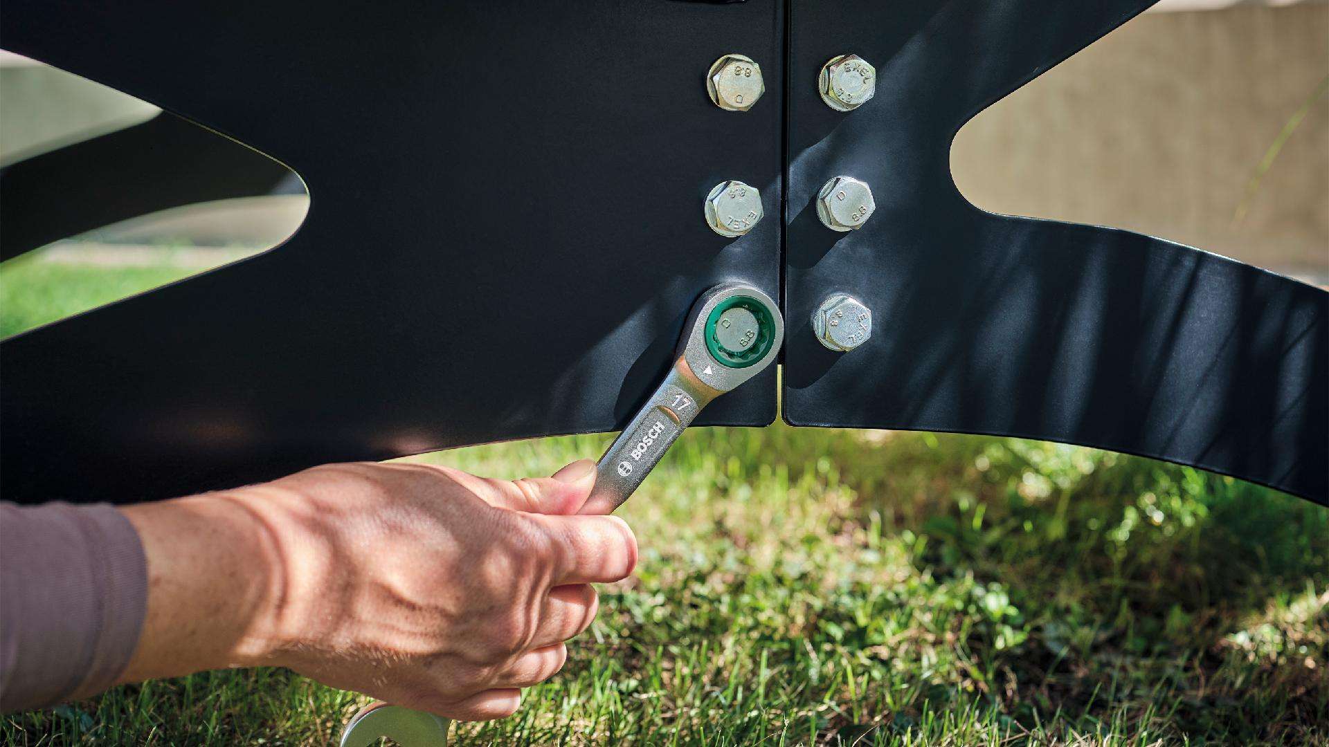 Kit chaves combinadas c/roquete 8pç refª 1600A027PS BOSCH