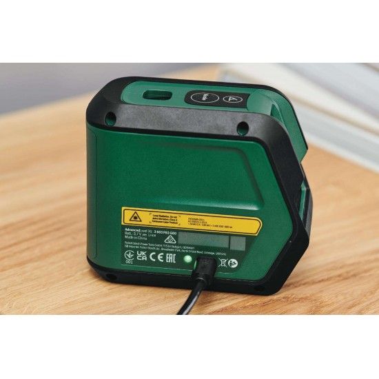 Laser de linhas cruzadas com função de prumo Conjunto AdvancedLevel 2G refª 0603663G01 BOSCH Laser de linhas cruzadas com função de prumo Conjunto AdvancedLevel 2G refª 0603663G01 BOSCH