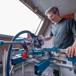 Serra meia esquadria sem fio BITURBO GCM 18V-216 D Professional ref 0601B51000 BOSCH