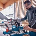 Serra meia esquadria sem fio BITURBO GCM 18V-254 D Professional ref 0601B51100 BOSCH