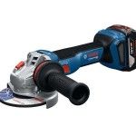 Rebarbadora sem fio GWS 18V-11 S 1 bateria 5,0Ah + L-Boxx ref 06019N4003 BOSCH