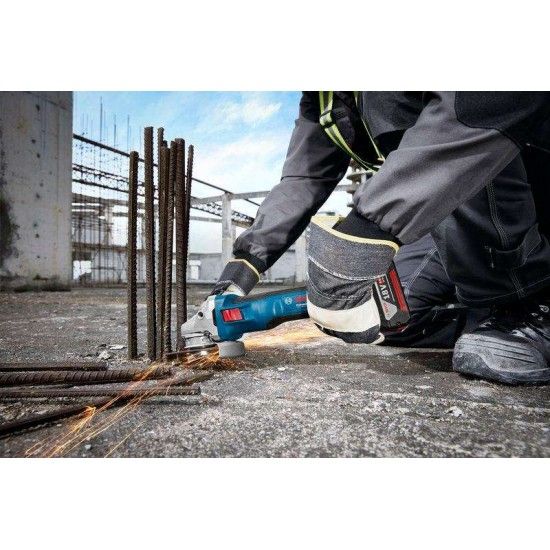 Rebarbadora sem fio GWS 18V-11 S 1 bateria 5,0Ah + L-Boxx ref 06019N4003 BOSCH
