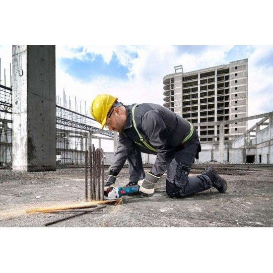 Rebarbadora sem fio GWS 18V-11 S 1 bateria 5,0Ah + L-Boxx ref 06019N4003 BOSCH