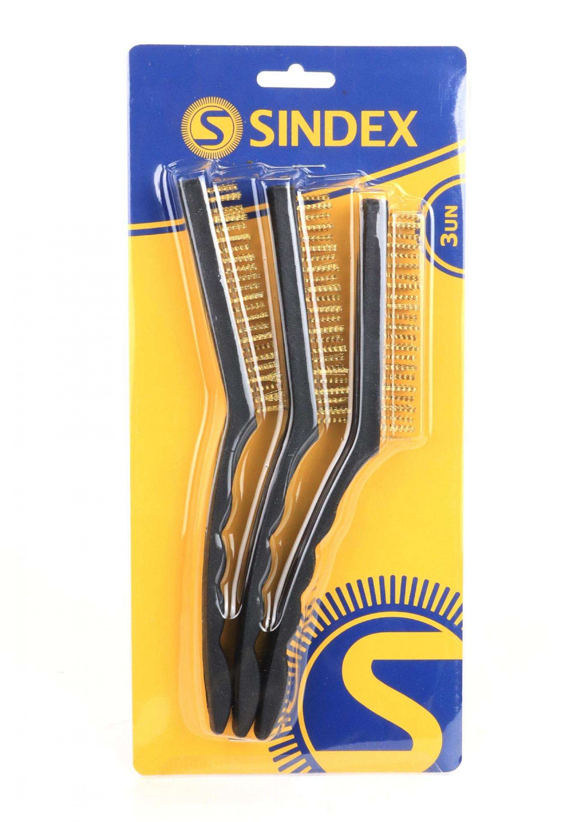 Escovas, Aço Latonado, 3 un refª 85772 SINDEX