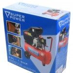 Compressor de Ar, Monobloco, 24L, 1.5hp  ref 73230 SUPER POWER