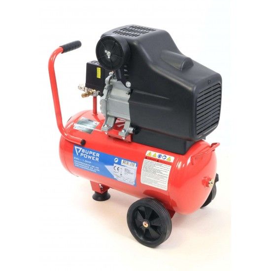 Compressor de Ar, Monobloco, 24L, 1.5hp  ref 73230 SUPER POWER