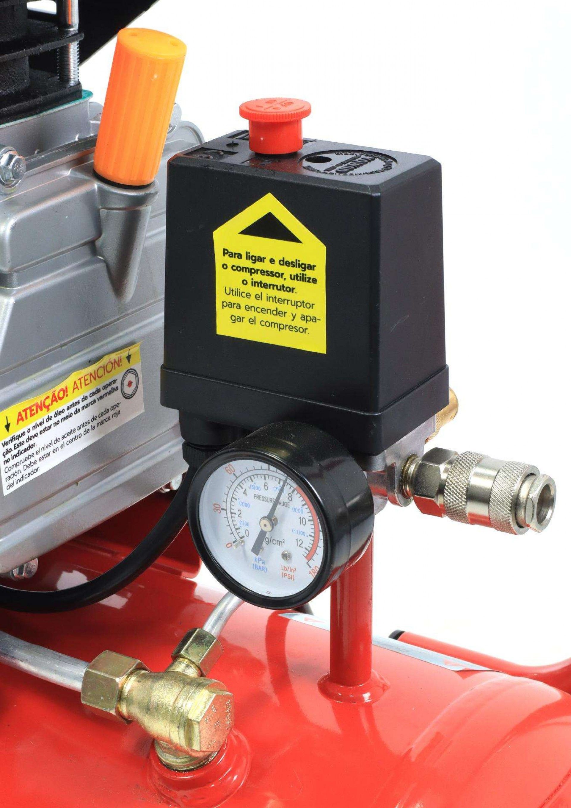 Compressor de Ar, Monobloco, 24L, 1.5hp refª 73230 SUPER POWER