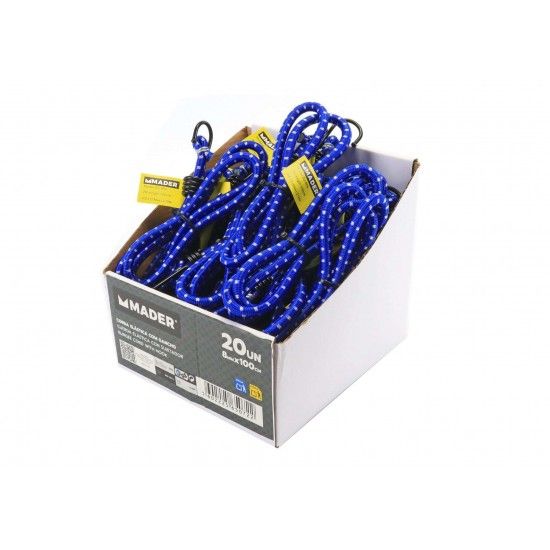 Corda Elstica, com Gancho, 20un  ref 65072 MADER