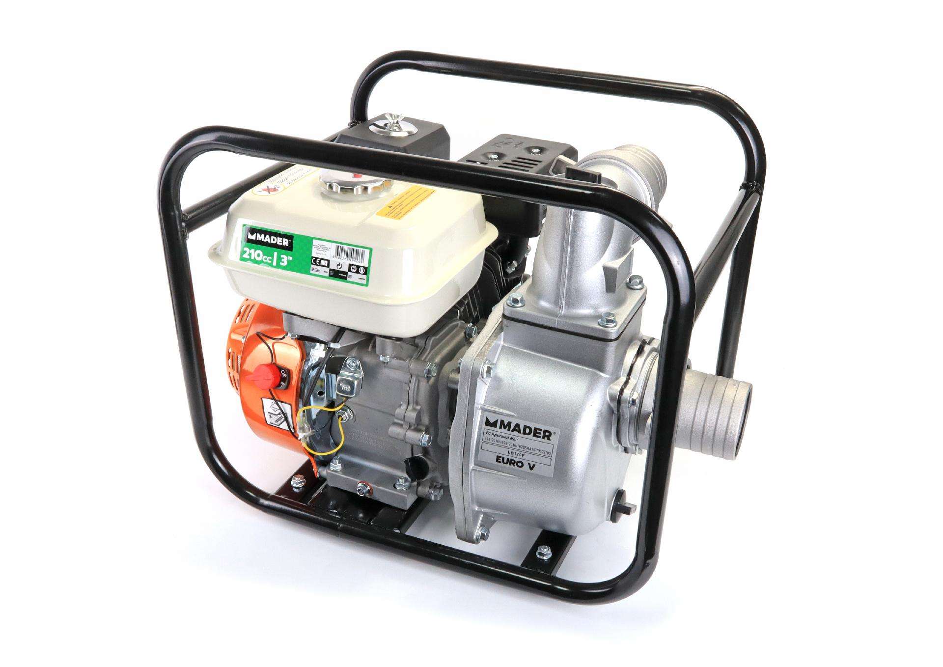 Motobomba, 210cc, 3, 60 m³/h refª 49526 MADER