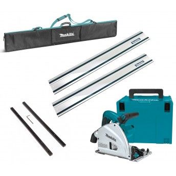 Serra de Inciso 1.300W 165mm MakPac SP6000J + 2 Guias 194368-5 c/saco +Unies de guia 198885-7 + Ma