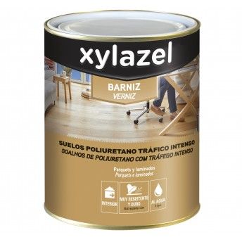 Verniz poliuretano soalhos acetinado incolor 2.5L ref 5396186 XYLAZEL