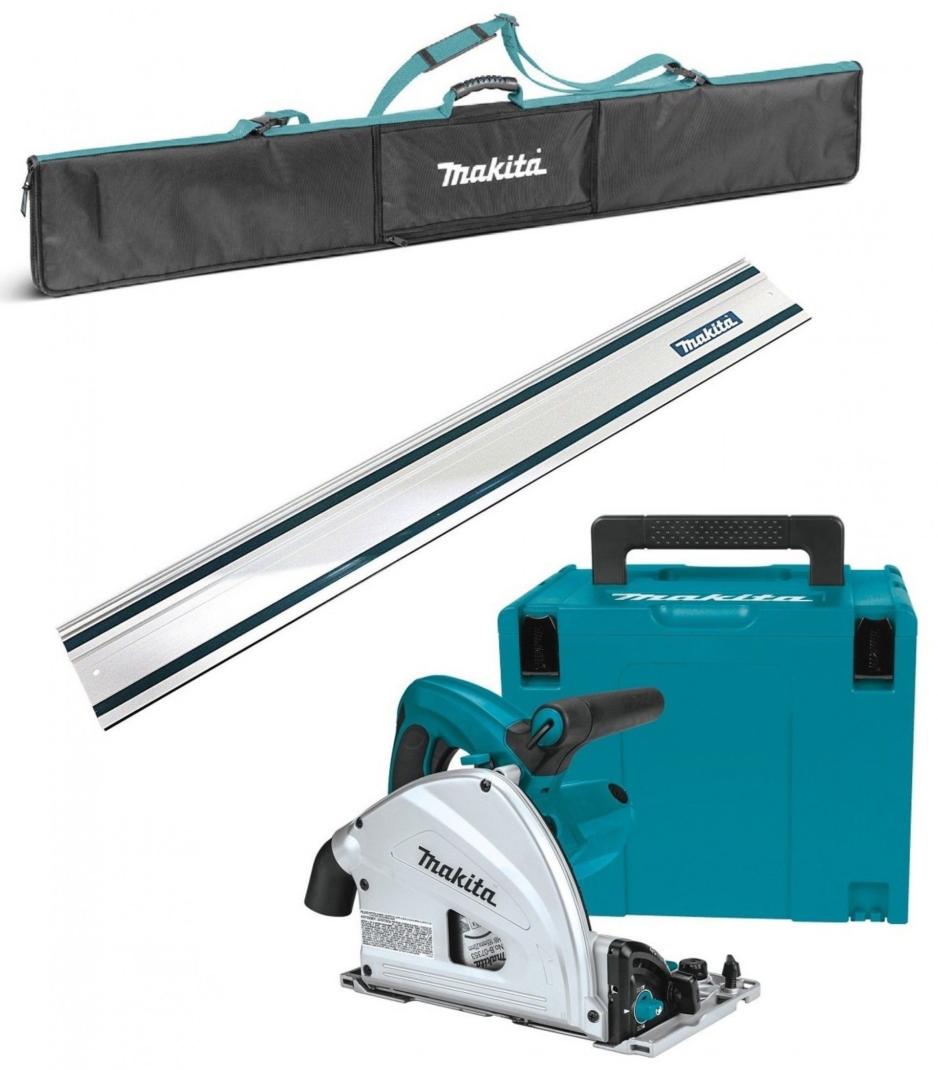 Serra de Incisão 1.300W 165mm MakP SP6000J + Guia 194368-5 +saco transporte Makita